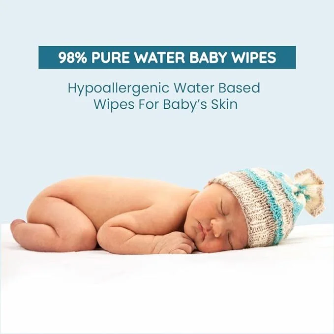 98% Pure Water Baby Wipes - Mild & Gentle - Image 7