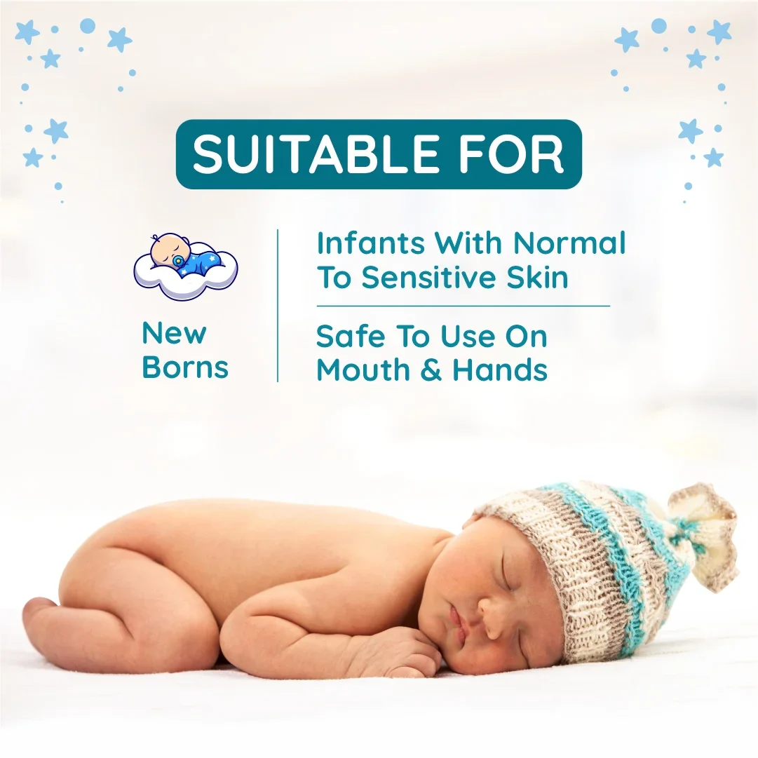99% Pure Water Unscented Baby Wipes - Travel Pack (10 pcs) - Image 5