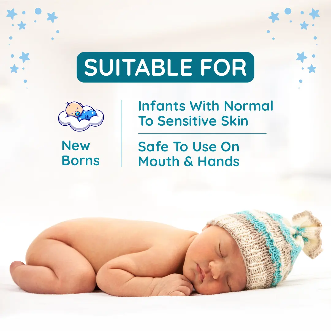 99% Pure Water Unscented Baby Wipes - Medical Grade Fabric (72 pcs) - Image 5