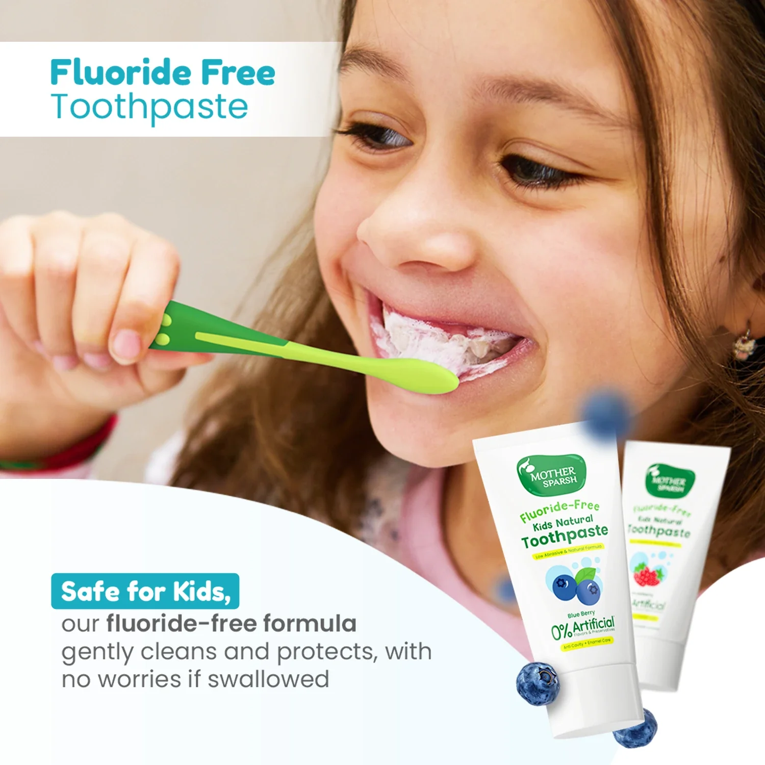Blueberry Kids Natural Toothpaste - Image 6