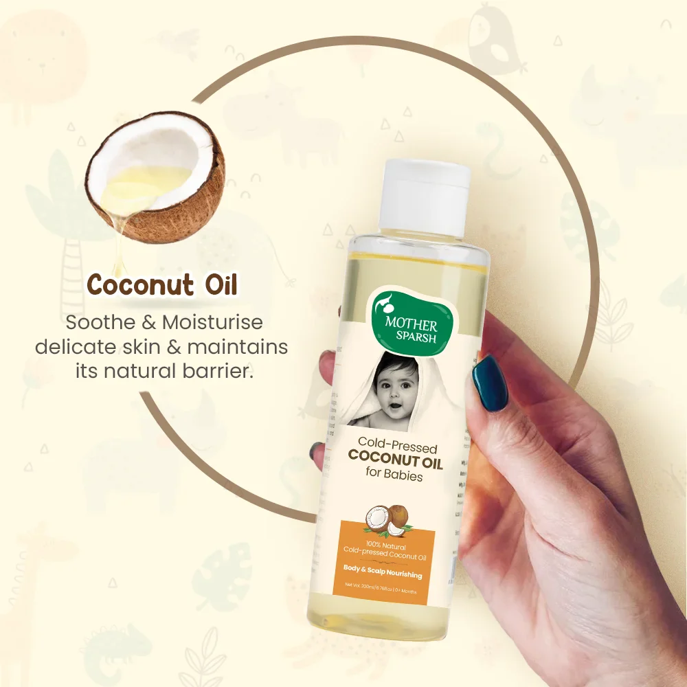 Cold Pressed Coconut Oil for Babies - Gentle & Nourishing - Image 3