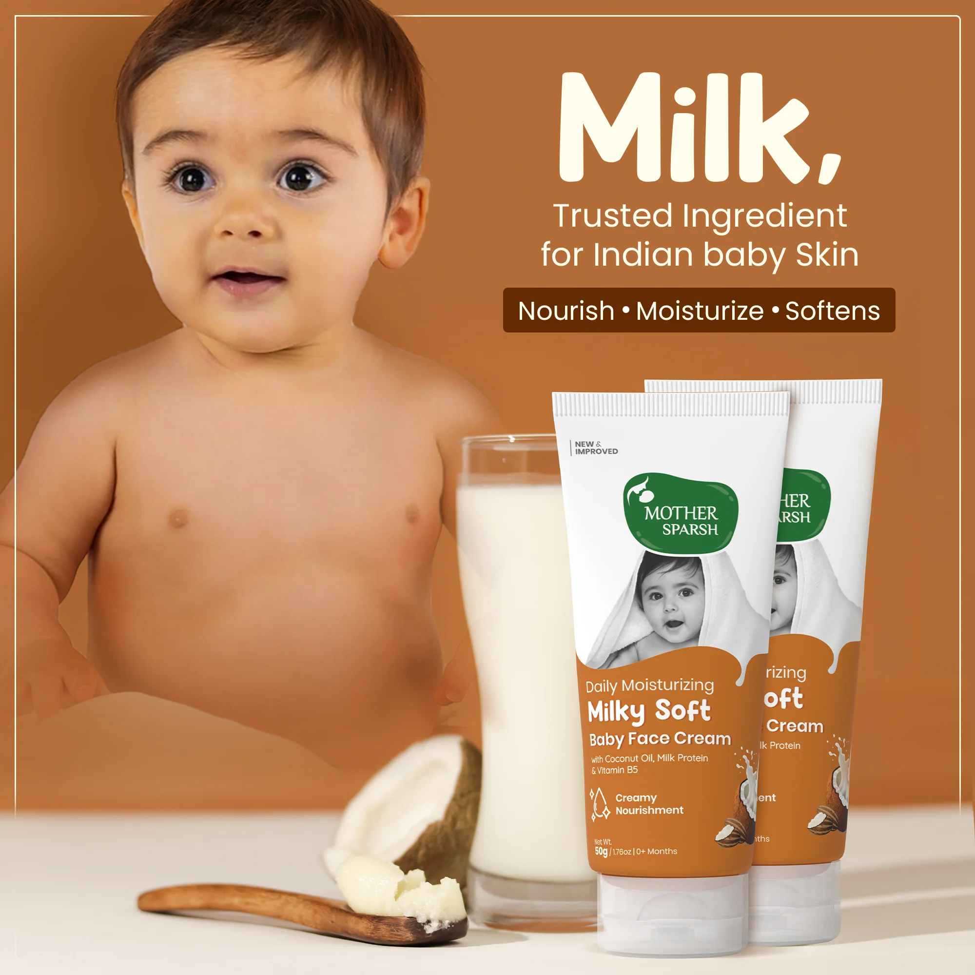 Daily Moisturizing Milky Soft Baby Face Cream - Image 3