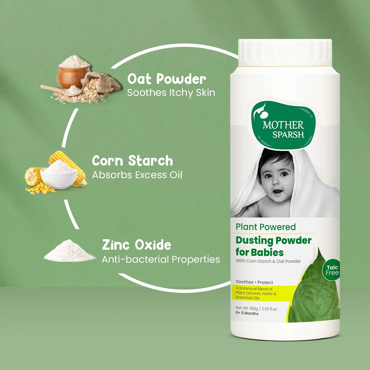 Plant Powered Dusting Powder For Baby - Image 7