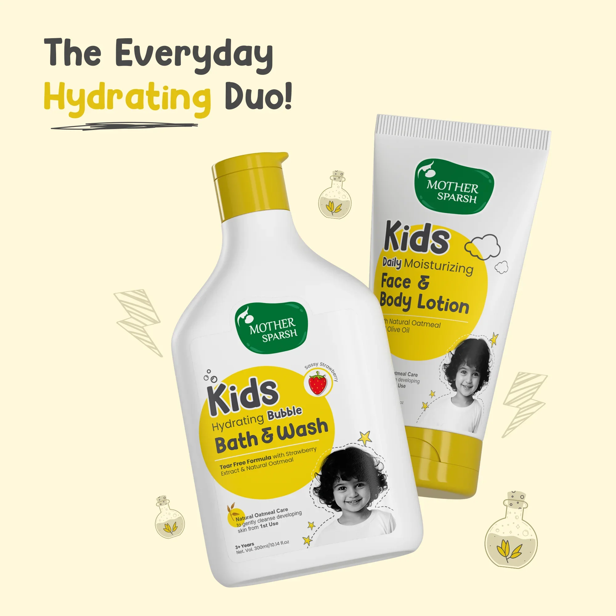 Kids Bubble Bath & Wash - Strawberry 300ml - Image 6