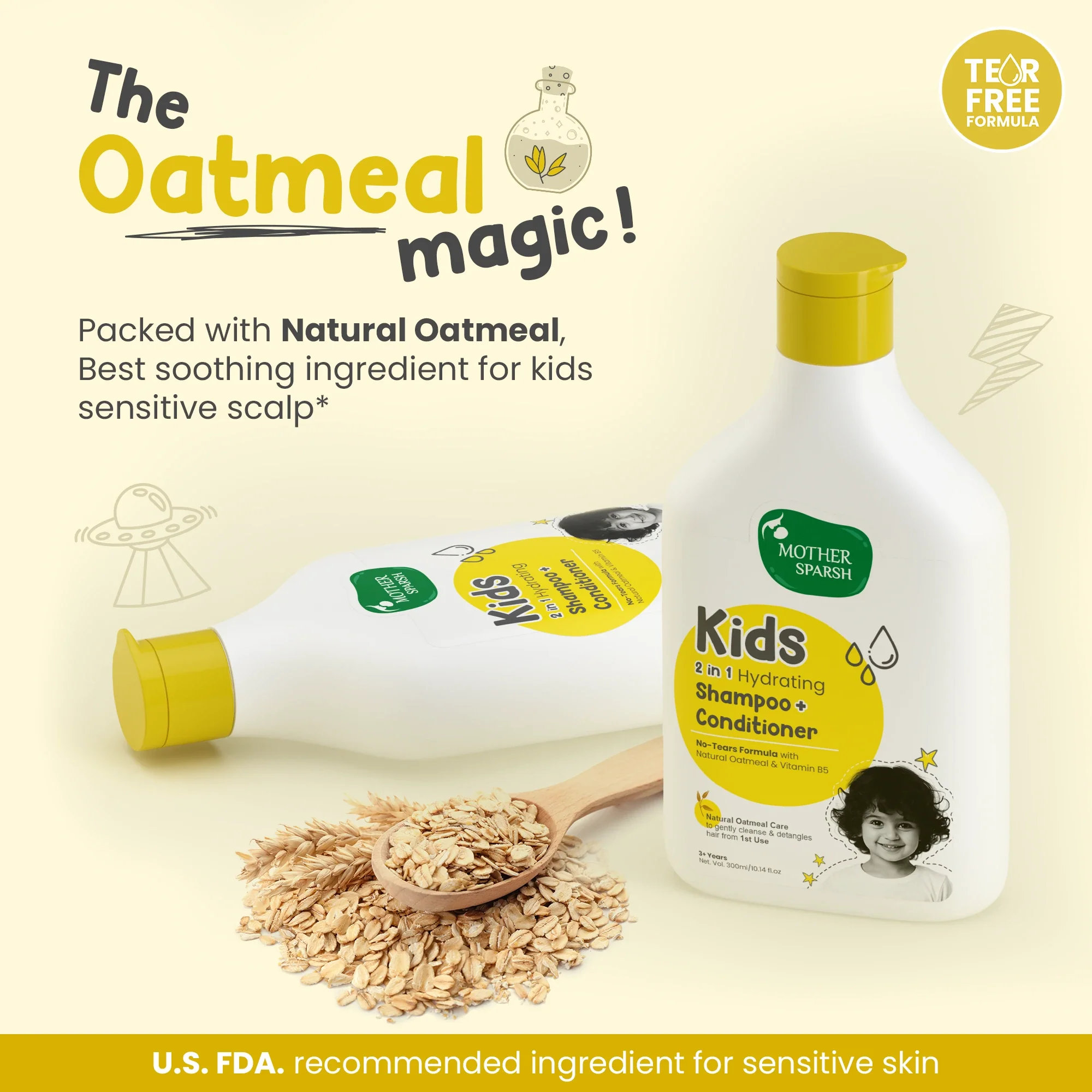 Kids 2 in 1 Hydrating Shampoo + Conditioner - Image 4