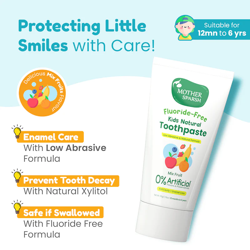 Kids Natural Mix Fruit Toothpaste - Image 3