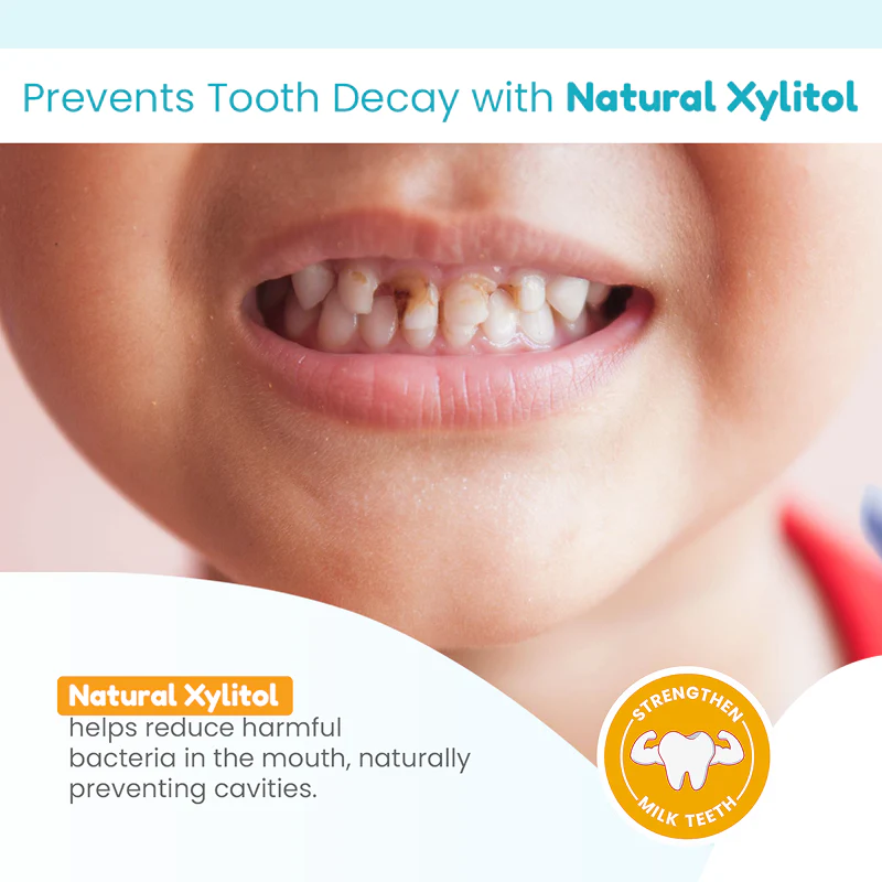 Kids Natural Mix Fruit Toothpaste - Image 5