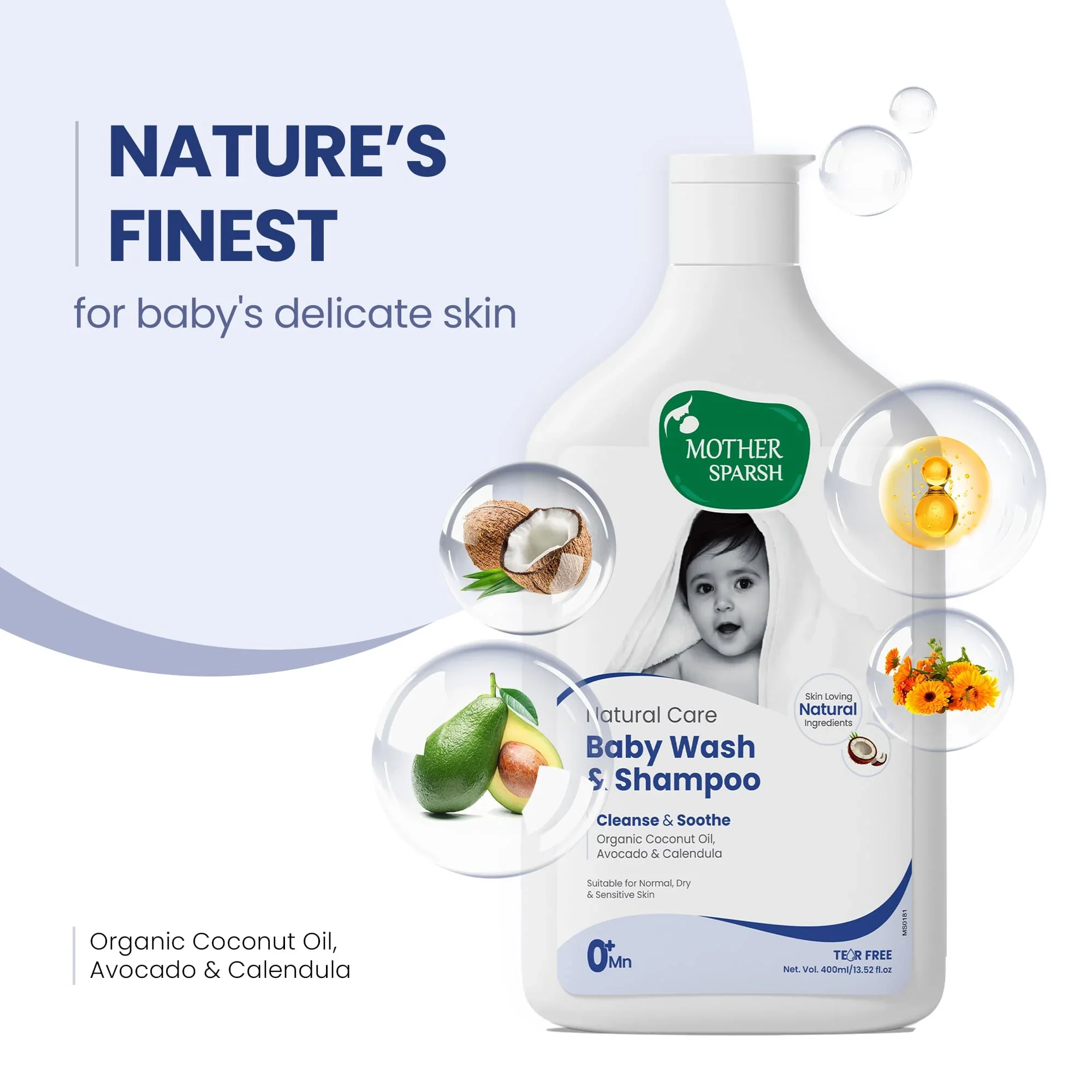Natural Care Baby Wash & Shampoo - Image 4