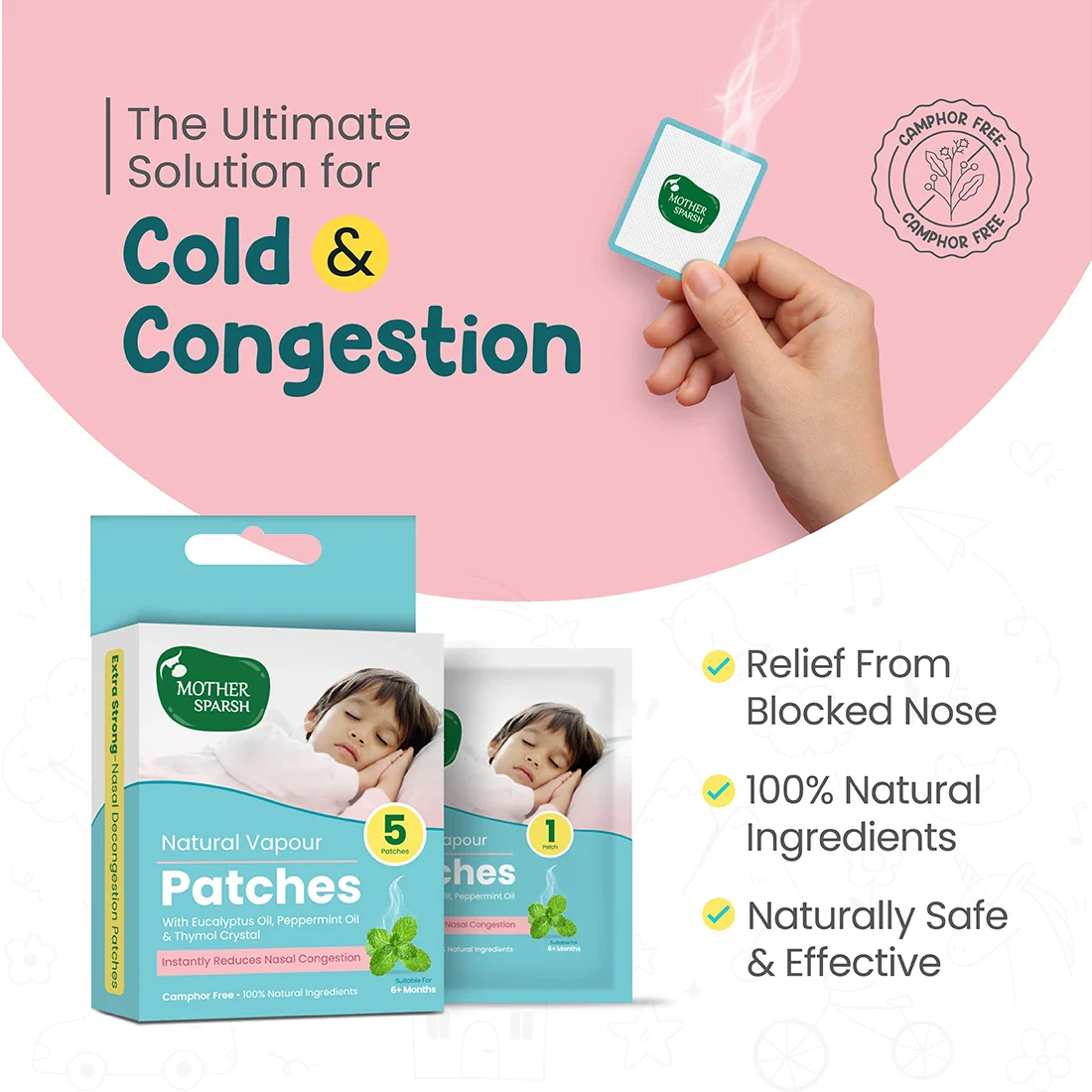 Cold Relief Natural Vapour Patches - Image 3