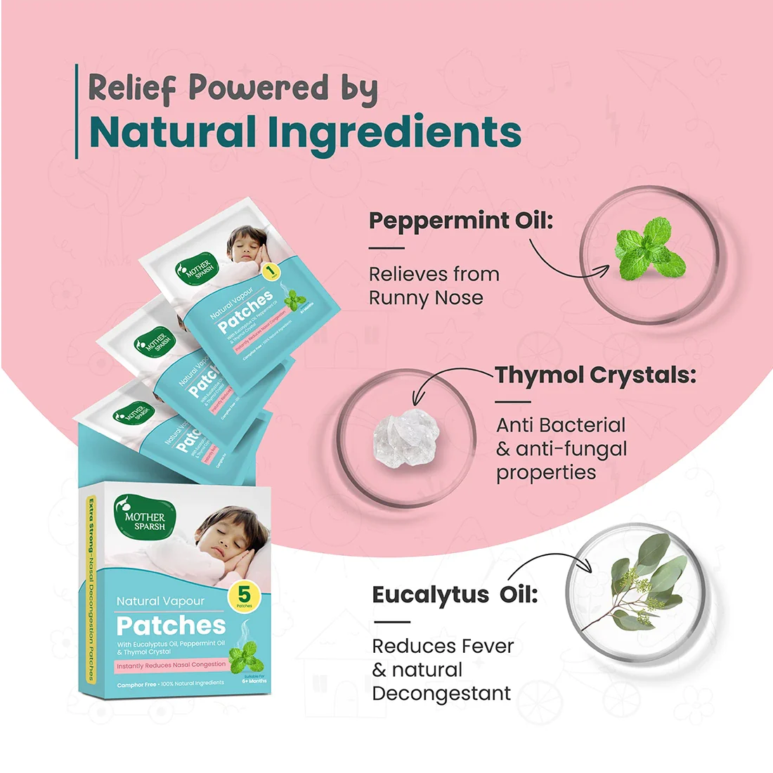 Cold Relief Natural Vapour Patches - Image 4