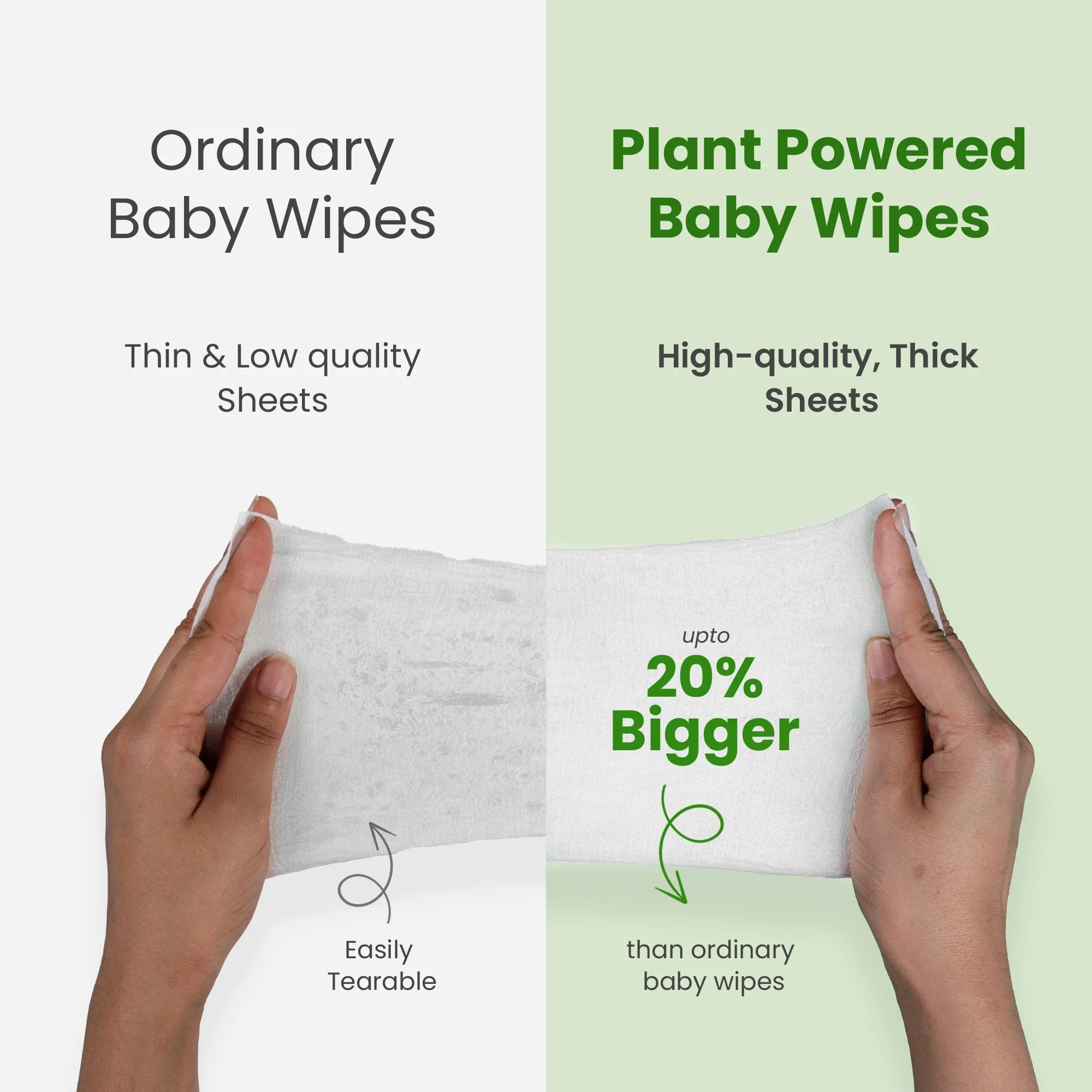 Plant Powered Baby Wipes - Cucumber - Image 3