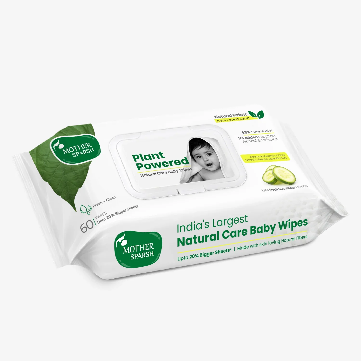 Plant Powered Baby Wipes - Cucumber - Image 7