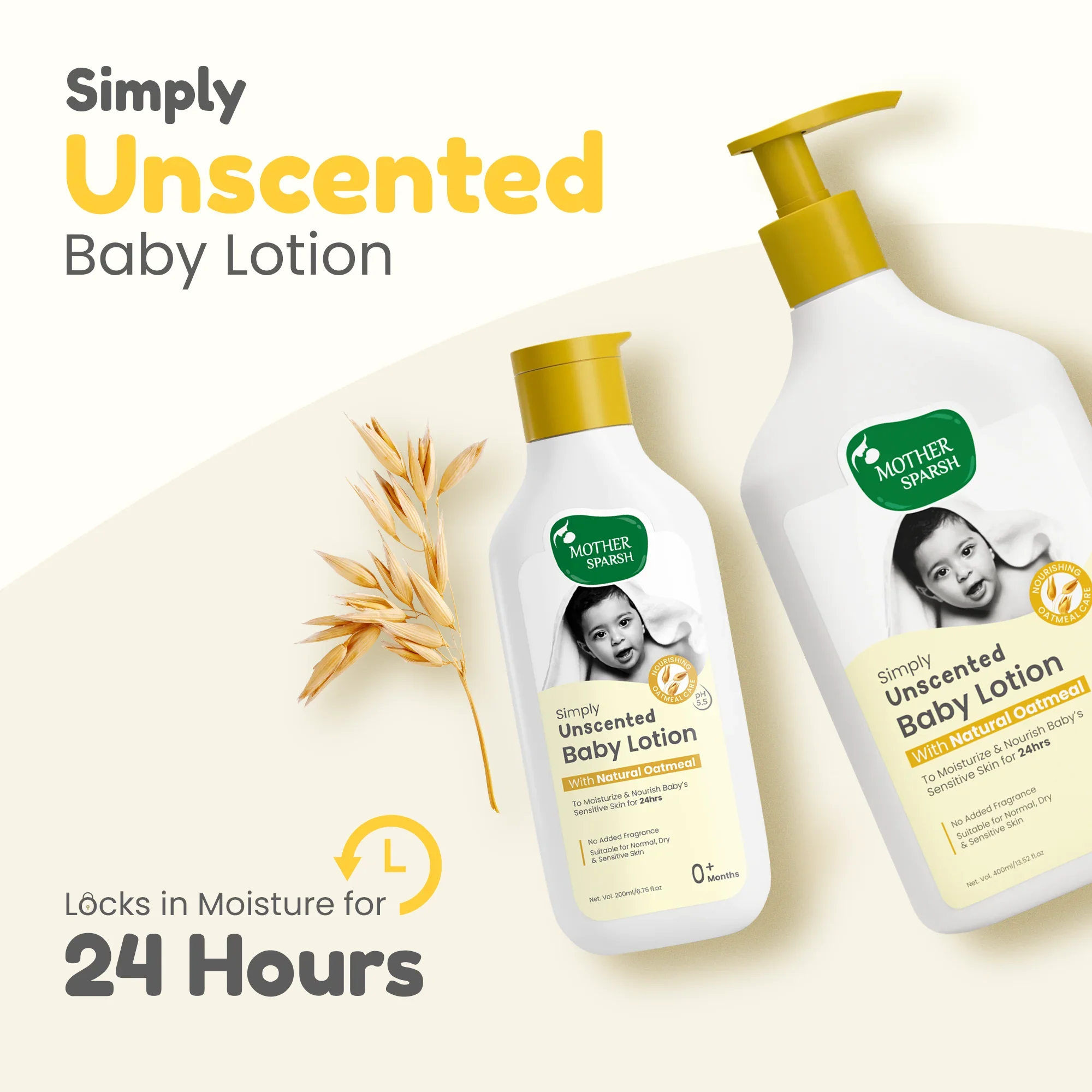 Simply Unscented Baby Wash, Lotion & Shampoo Combo - Image 3