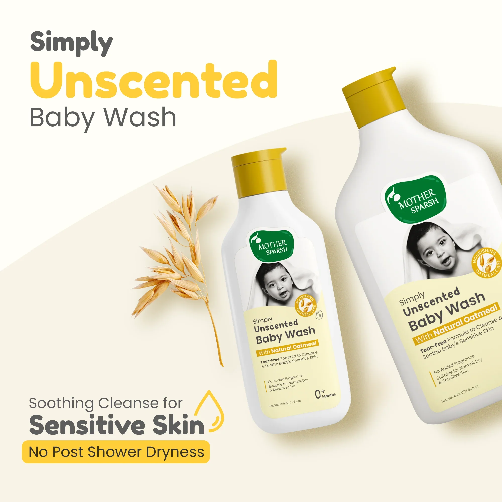 Simply Unscented Baby Wash, Lotion & Shampoo Combo - Image 4