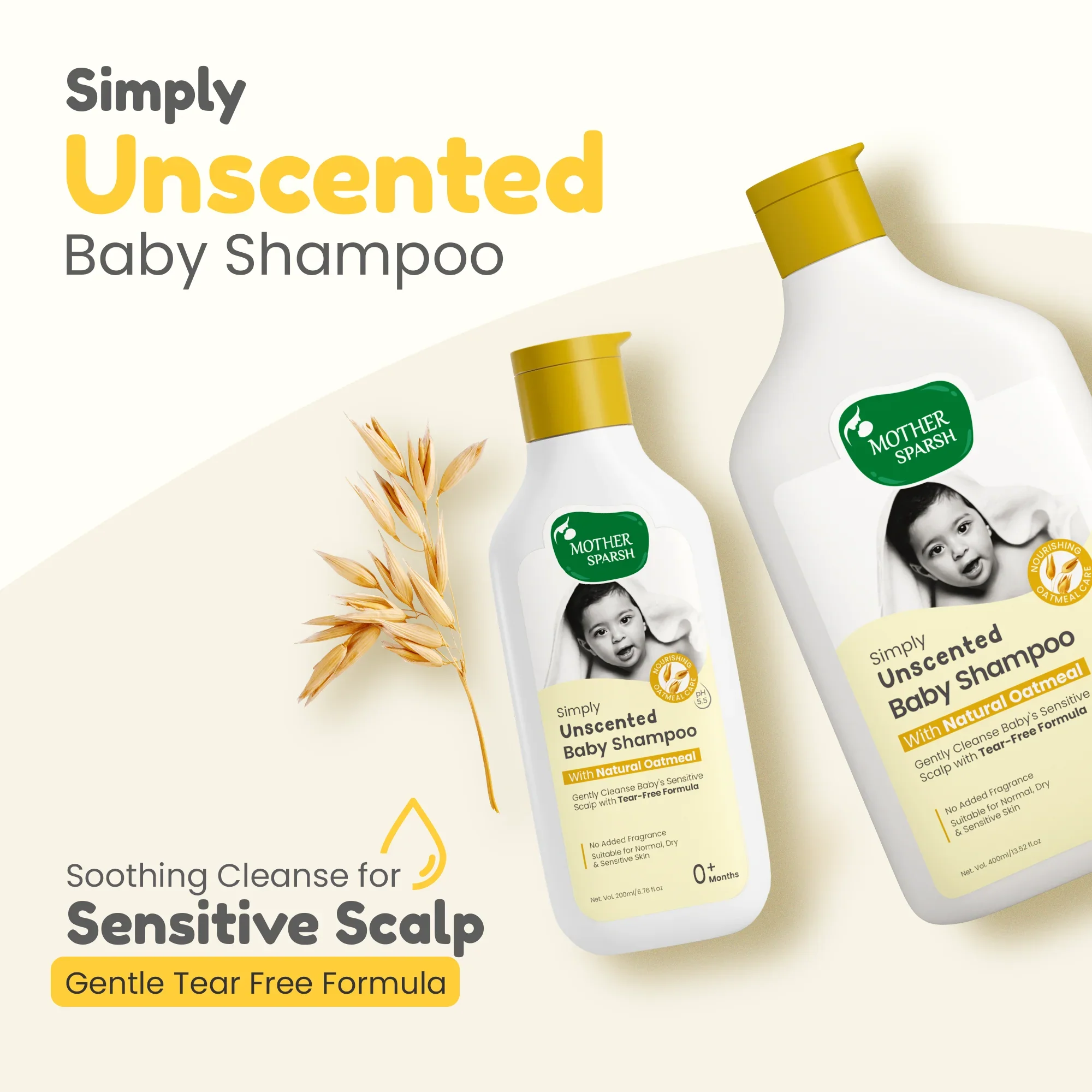 Simply Unscented Baby Wash, Lotion & Shampoo Combo - Image 5