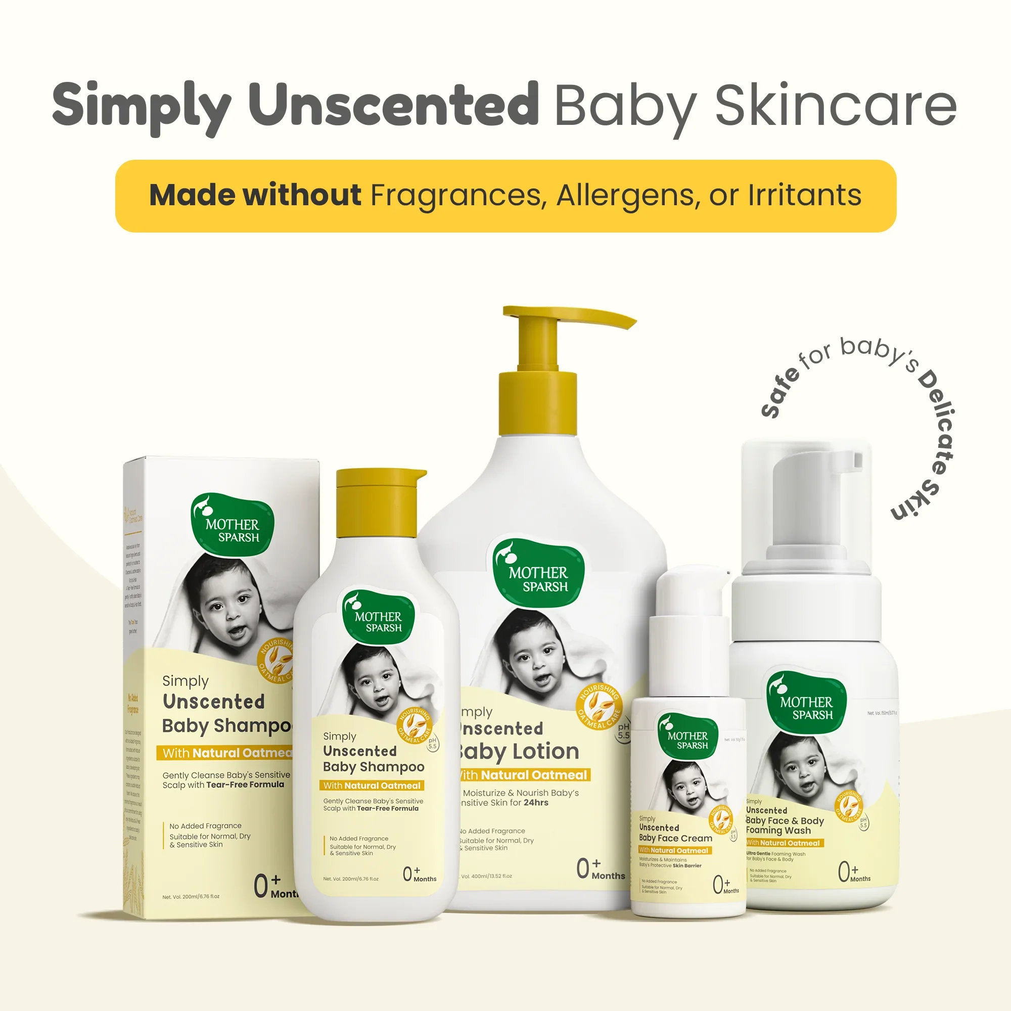 Simply Unscented Baby Wash, Lotion & Shampoo Combo - Image 7