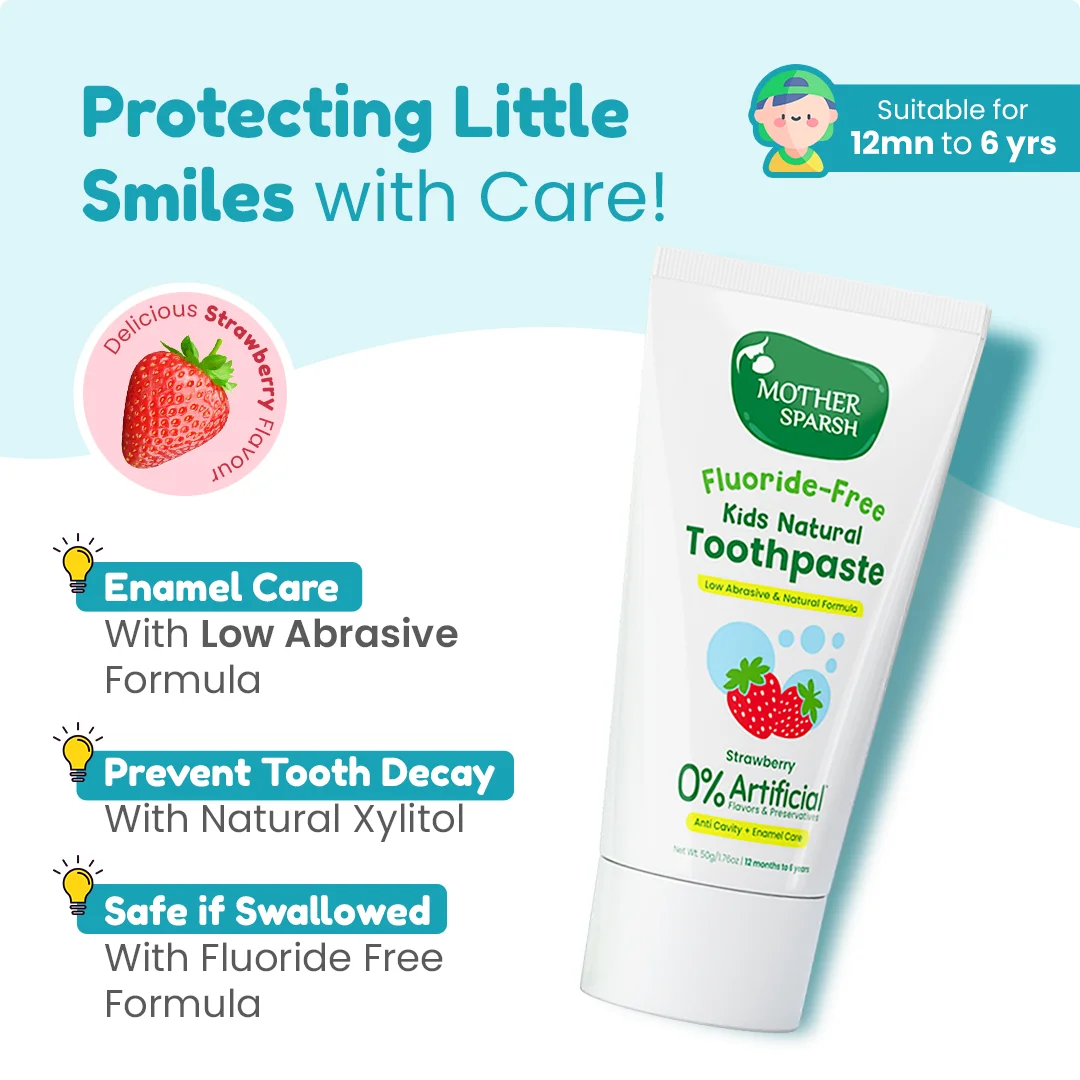 Strawberry Kids Natural Toothpaste - Image 3